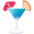 RSS blue cocktail Icon